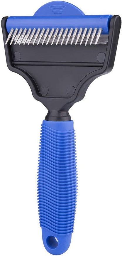 Pet Grooming - the Desheddinator Dog Brush Dog Comb and Undercoat Rake for Dogs Cats + Horses. Cat Brush for Shedding, Cat Grooming Brush, Cat Comb & Cat Groomer at Cat Products. De-Shedding Tool