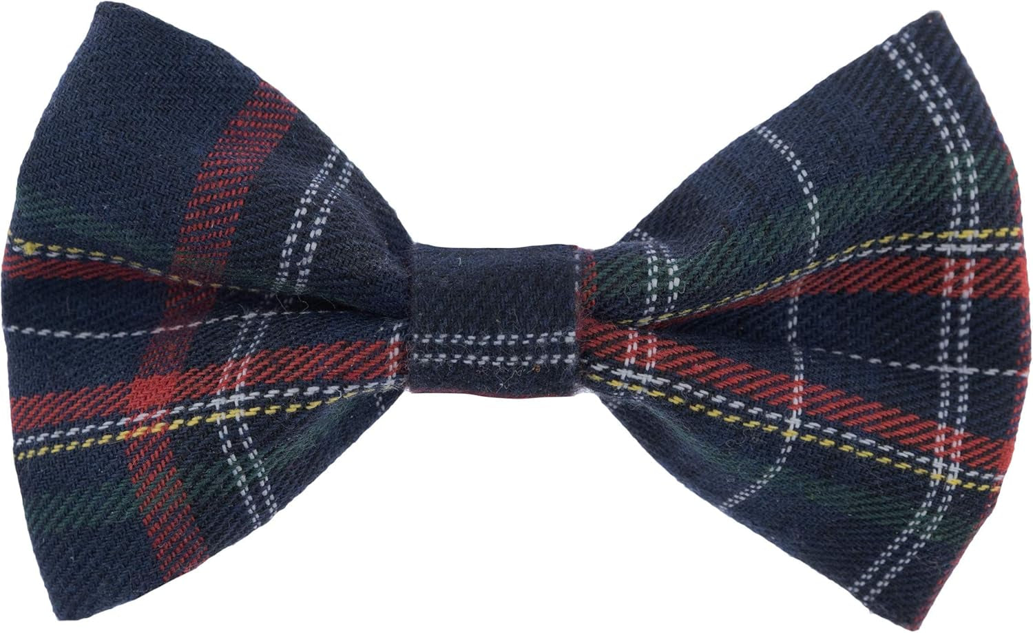 Scottish Tartan Bowtie Dog Collar & Leash Set with Detachable Bow Tie for Girl or Boy Dogs Comfortable Plaid Pattern, Fully Adjustable, Great Pet Gift