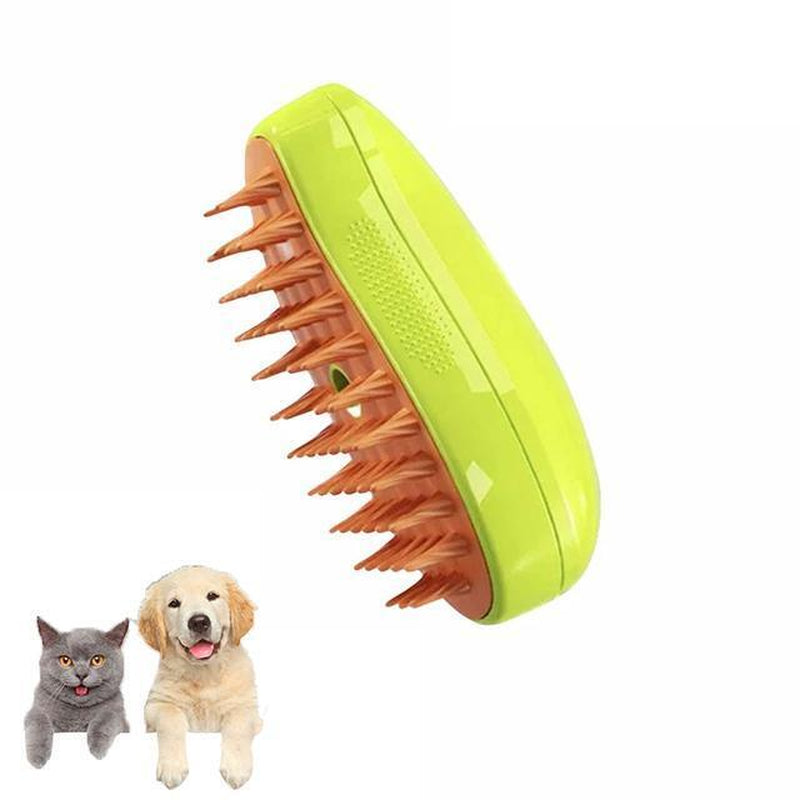 Cat Dog Steamy Brush Steam Brush Electric Sprayer for Massage Pet Grooming Tool