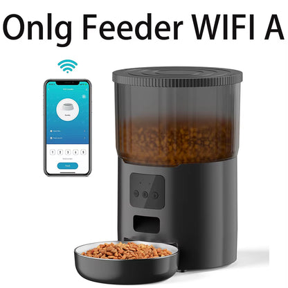 4L Pet Feeder Tuya WIFI Automatic Dog Food Dispenser Smart Cat Feeder 2L Cat Automatic Drinking Fountain Dog Water Feeder