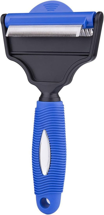 Pet Grooming - the Desheddinator Dog Brush Dog Comb and Undercoat Rake for Dogs Cats + Horses. Cat Brush for Shedding, Cat Grooming Brush, Cat Comb & Cat Groomer at Cat Products. De-Shedding Tool