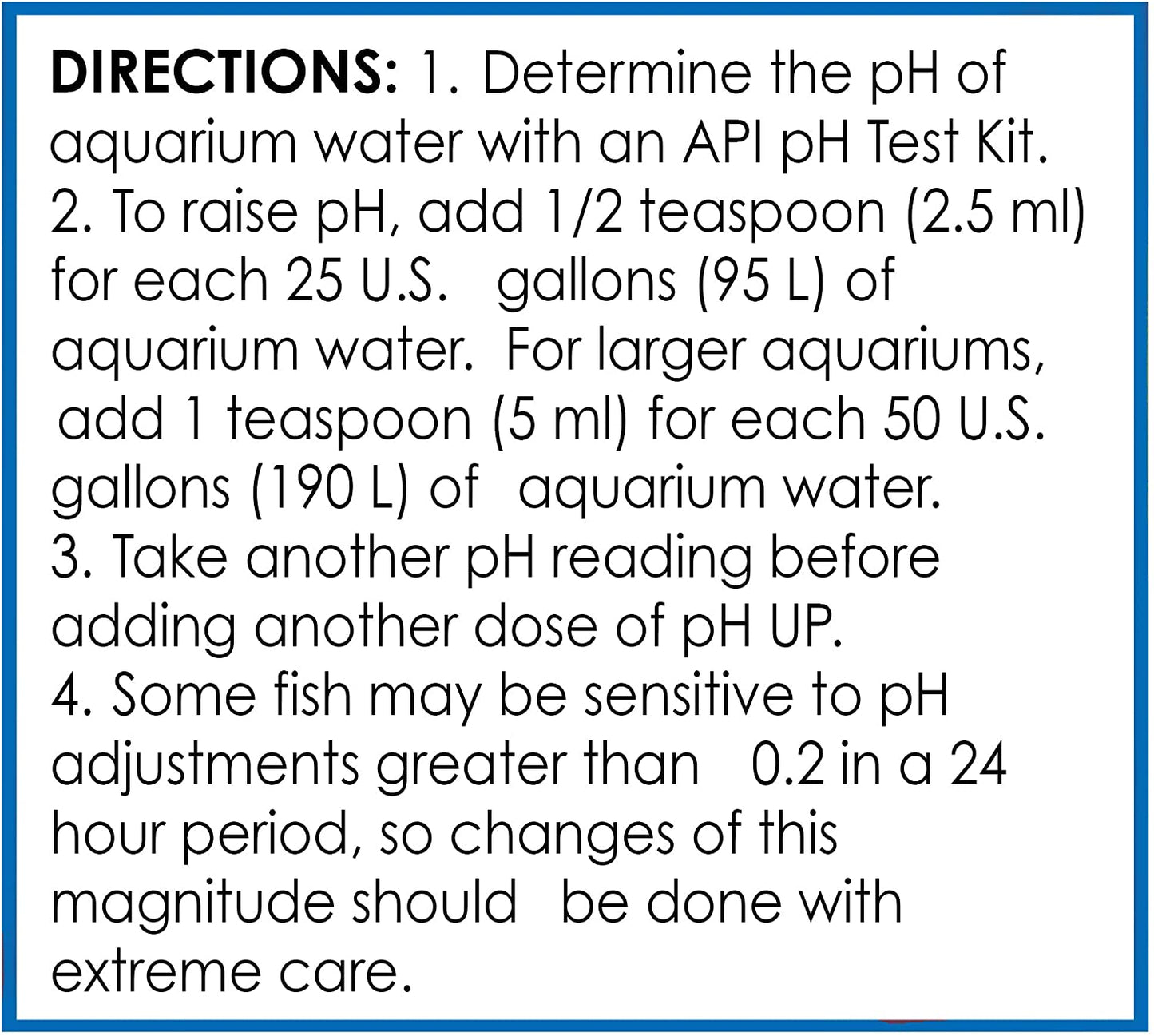 Ph up Ph Adjuster, Raises Freshwater Aquarium Water Ph to the Level Your Fish Need to Thrive, Test Water Weekly and Use to Correct Ph Level