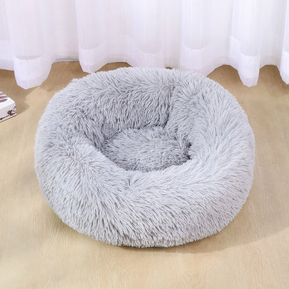 Dog Bed Super Soft Washable Long Plush Pet Kennel Deep Sleep Dog House Velvet Mats Sofa for Dog Basket Pet Cat Bed