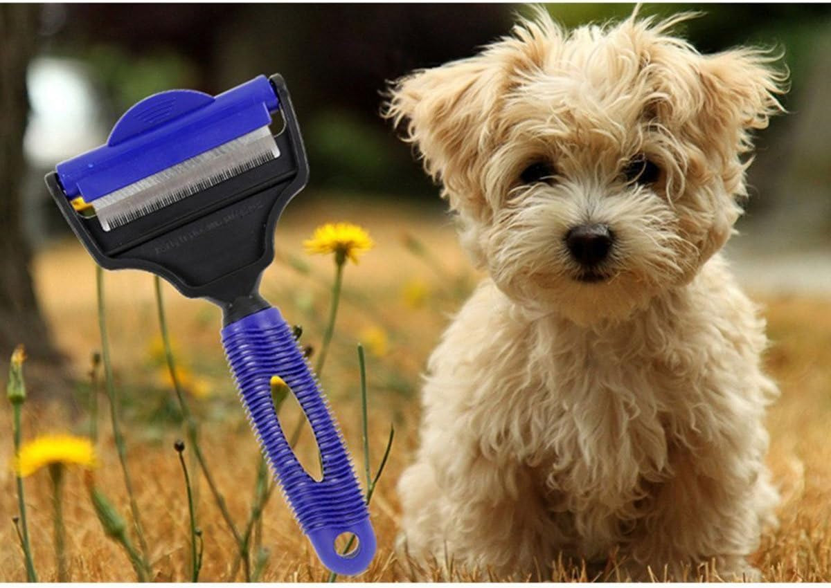 Pet Grooming - the Desheddinator Dog Brush Dog Comb and Undercoat Rake for Dogs Cats + Horses. Cat Brush for Shedding, Cat Grooming Brush, Cat Comb & Cat Groomer at Cat Products. De-Shedding Tool